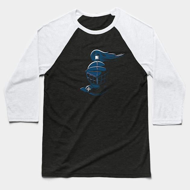 Knight Time Baseball T-Shirt by synaptyx